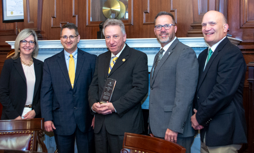 Dunbar Honored with National Award for Championing Priorities of Pennsylvania’s Deaf and Hard of Hearing Students  